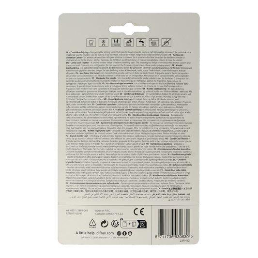 Difrax Natural koel bijtring assorti 1 Stuks