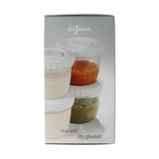 Difrax Voeding bewaarbakjes 6.00 Stuks