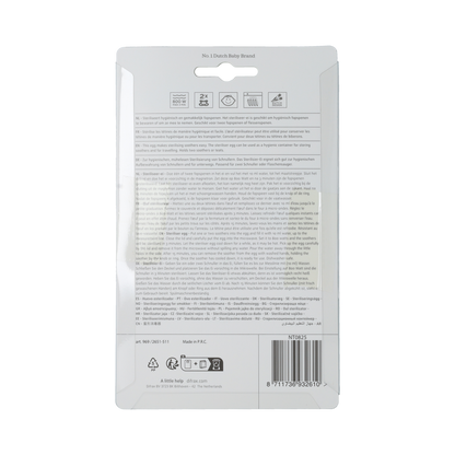 Difrax Steriliseer ei assorti 1.00 Stuks