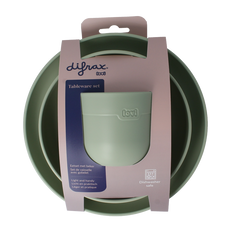 Difrax Eetset met beker pistachio 1 Set
