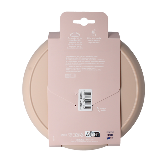 Difrax Eetset met beker nude 1 Set