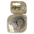 Difrax Fopspeen 0-3 maanden harmony grey 2.00 Stuks
