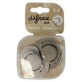 Difrax Fopspeen 0-3 maanden harmony grey 2 Stuks