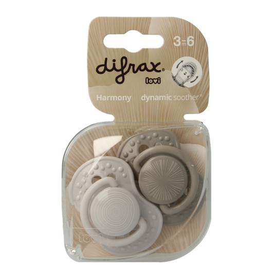 Difrax Lovi fopspeen harmony 3+ maanden assorti 1 Stuks
