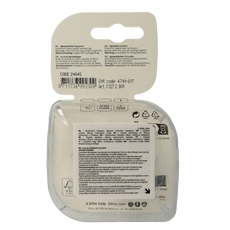 Difrax Fopspeen 6-18 maanden harmony light grey/dark grey 2 Stuks