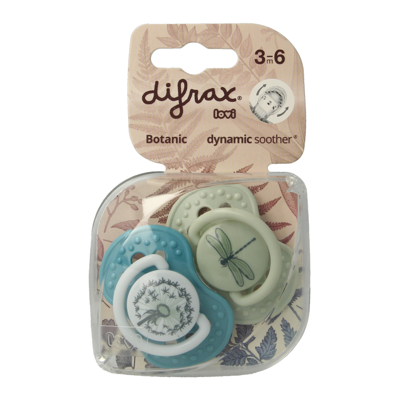 Difrax Lovi fopspeen botanic 3+ maanden 1 Stuks