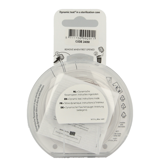 Difrax Lovi mamma speen slow 3+ maanden 1 Stuks