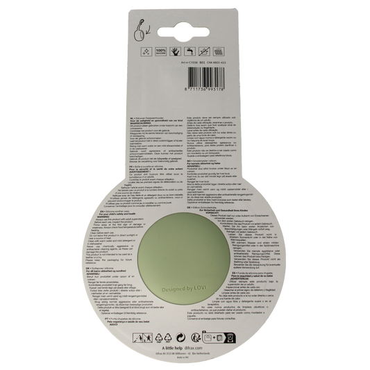 Difrax Lovi fopspeen houder pistachio 1 Stuks