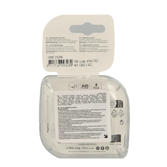 Difrax Lovi fopspeen botanic 20+ maanden 2 Stuks