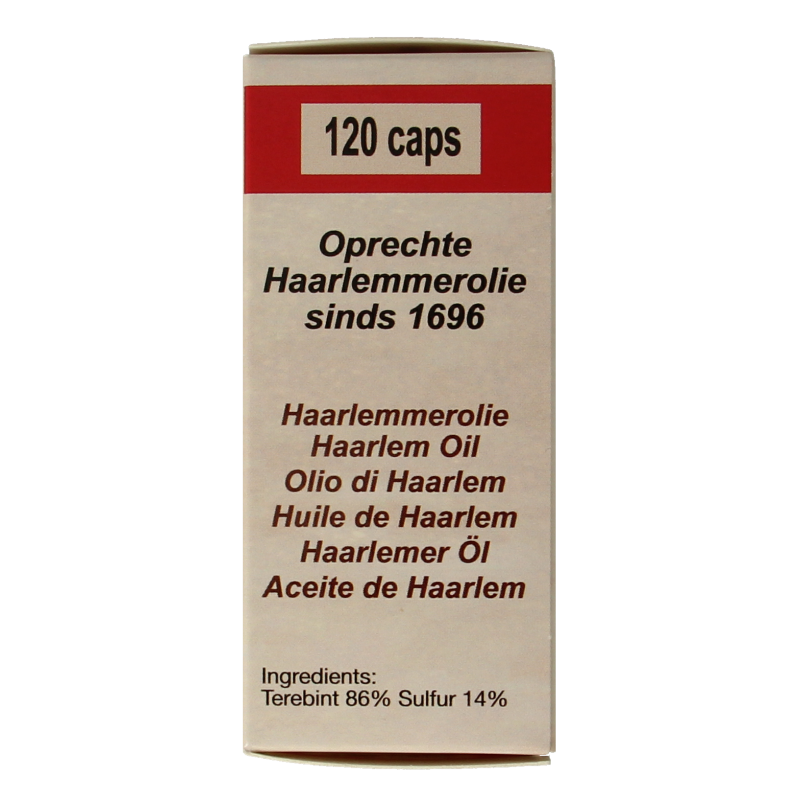 De Koning Tilly Haarlemmerolie 120 Capsules