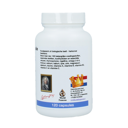 De Koning Tilly Zwarte komijnzaad 120.00 Capsules