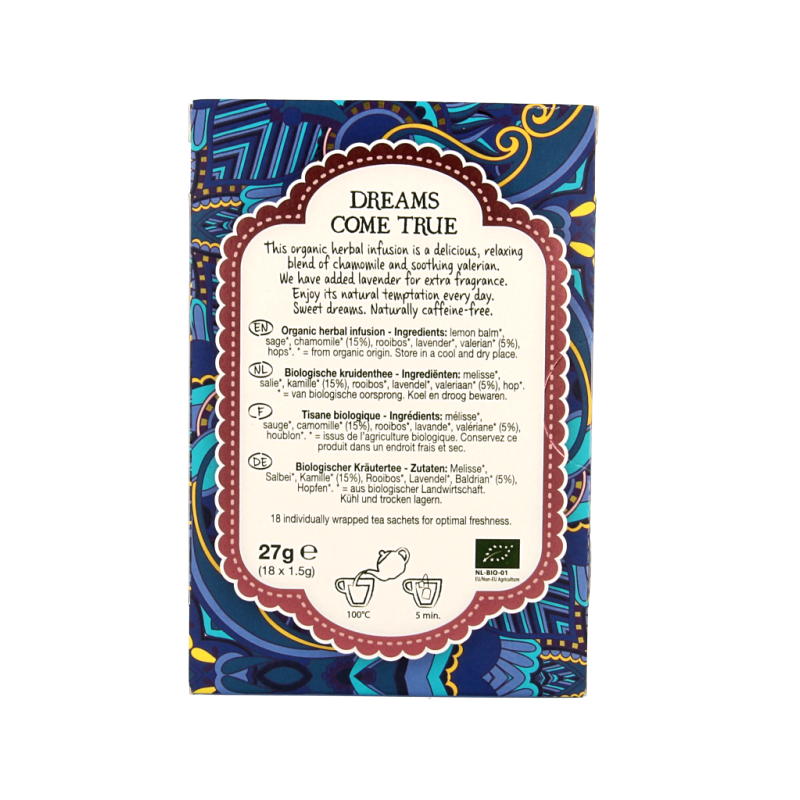 Natural Temptation Dreams come true bio 18 Zakjes