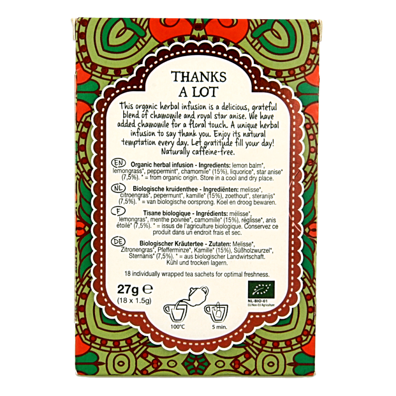 Natural Temptation Thanks a lot bio 18 Zakjes