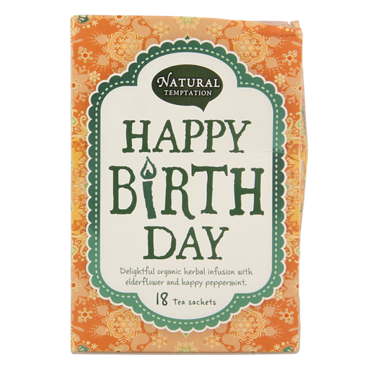 Natural Temptation Happy birthday bio 18 Zakjes