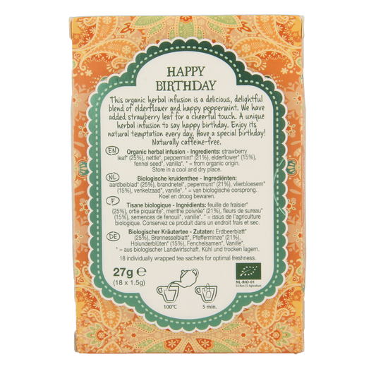 Natural Temptation Happy birthday bio 18.00 Zakjes