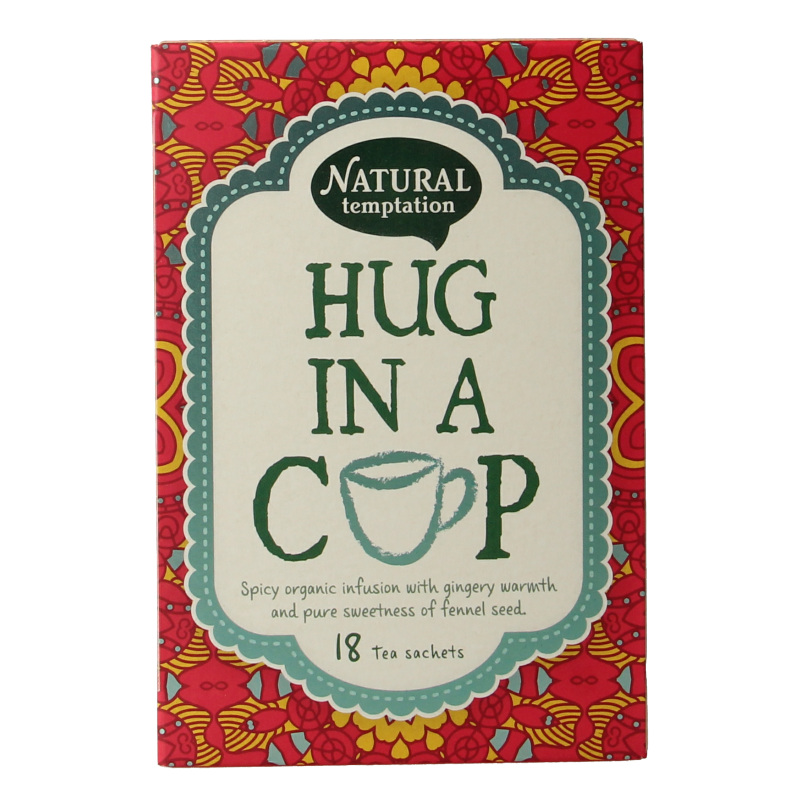 Natural Temptation Hug in a cup bio 18 Zakjes