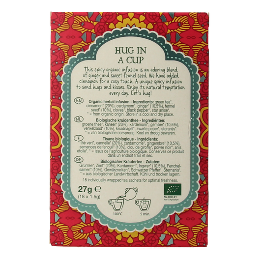 Natural Temptation Hug in a cup bio 18.00 Zakjes