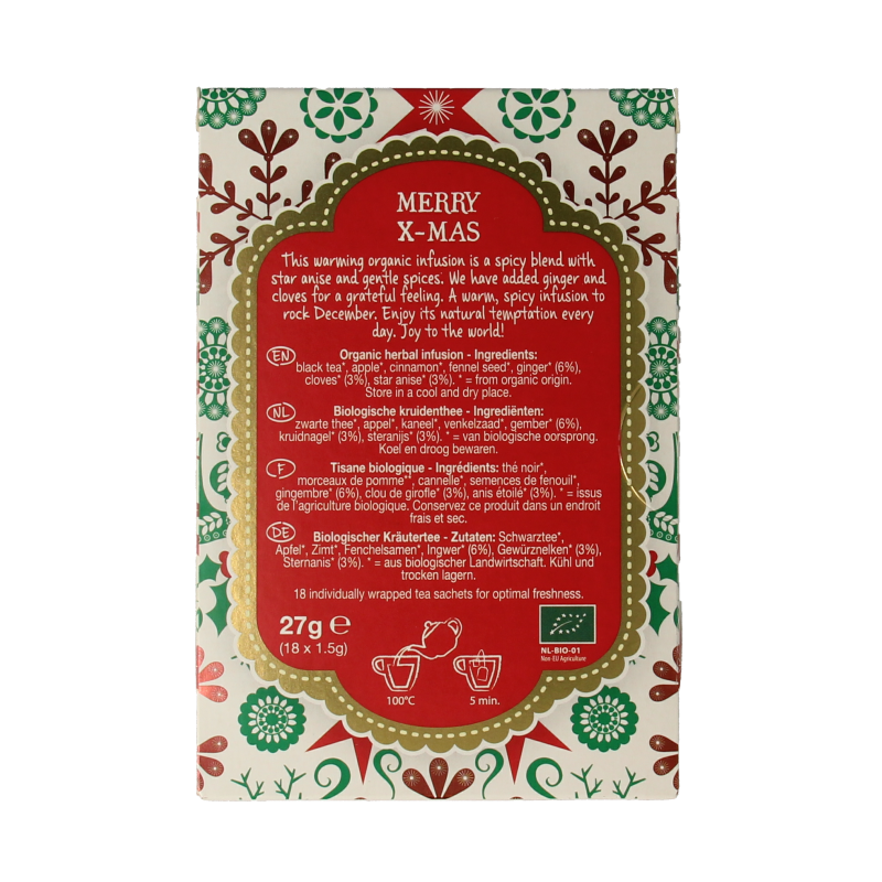 Natural Temptation Merry X-mas bio 18 Zakjes