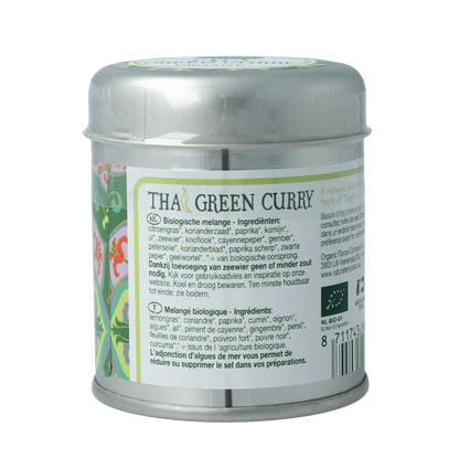Natural Temptation Thai green curry blikje bio 35.00 Gram