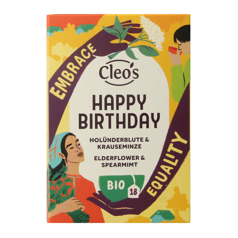 Cleo's Happy birthday bio 18 Zakjes