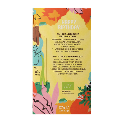 Cleo's Happy birthday bio 18.00 Zakjes
