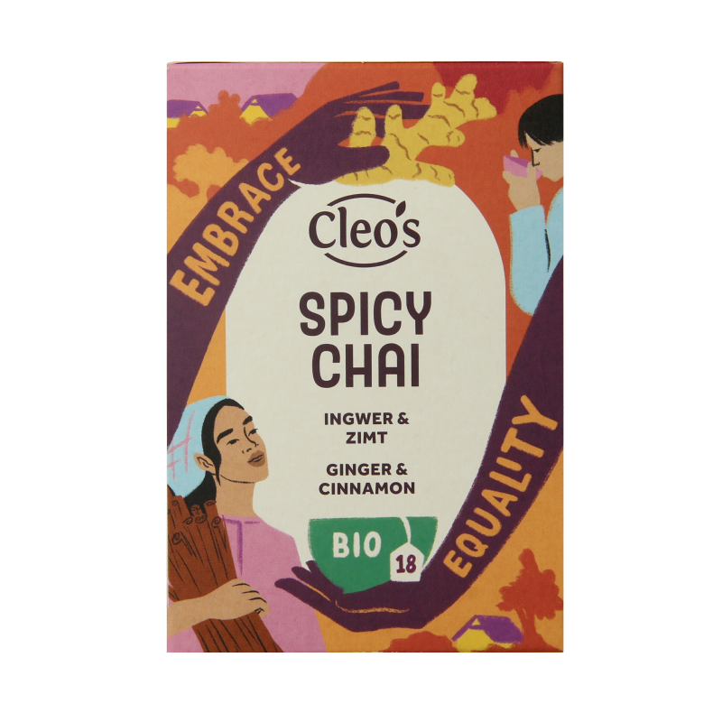 Cleo's Spicy chai bio 18 Zakjes