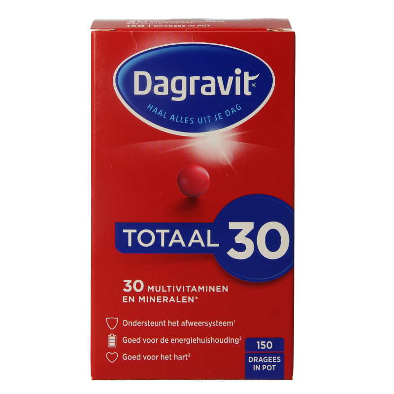 Dagravit Totaal 30 dispenser navul  150 Dragees