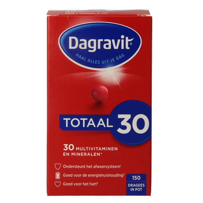 Dagravit Totaal 30 dispenser navul  150 Dragees