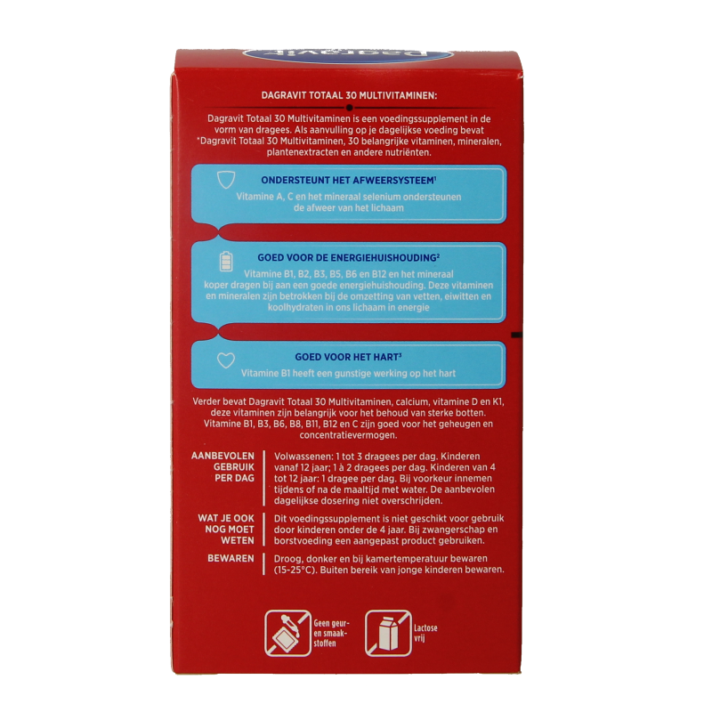 Dagravit Totaal 30 dispenser navul  150 Dragees