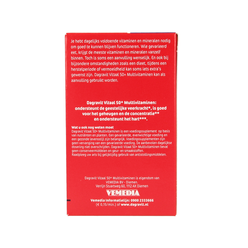 Dagravit Vitaal 50+ blister 60 Tabletten