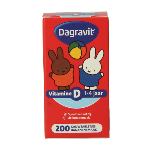 Dagravit Vitamine D tablet kids  200 Stuks