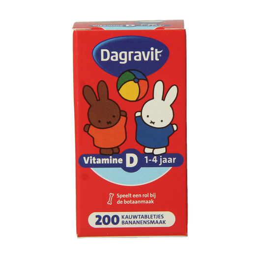 Dagravit Vitamine D tablet kids  200.00 Stuks
