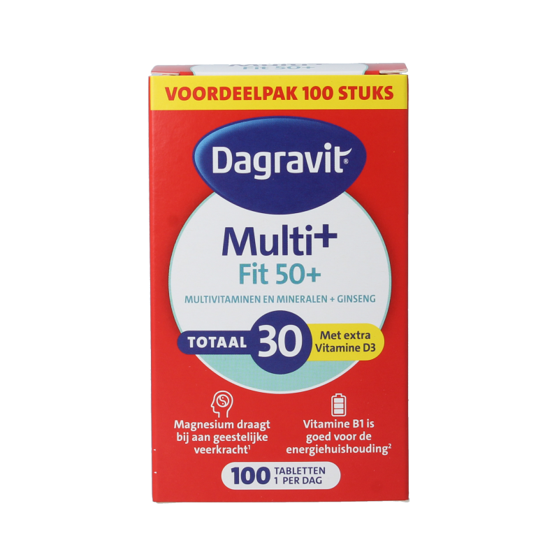Dagravit Totaal 30 Vitaal 50+ 100 Tabletten