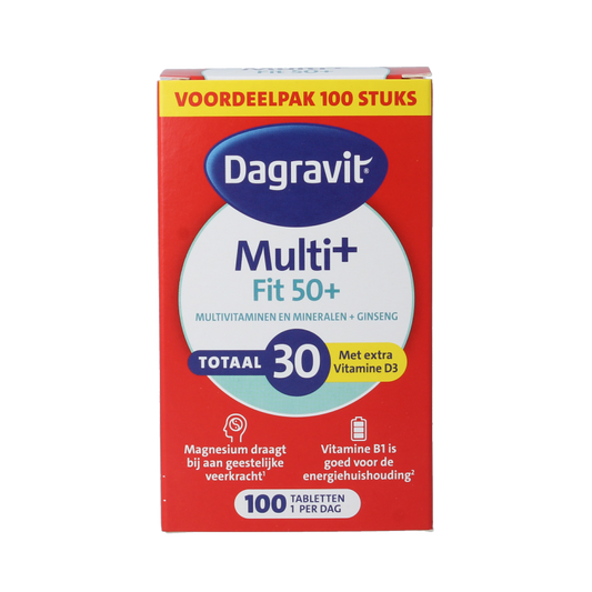 Dagravit Totaal 30 Vitaal 50+ 100 Tabletten