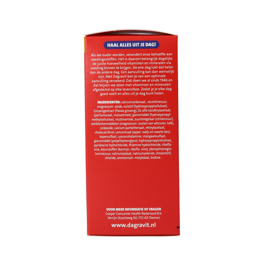 Dagravit Totaal 30 Vitaal 50+ 100.00 Tabletten