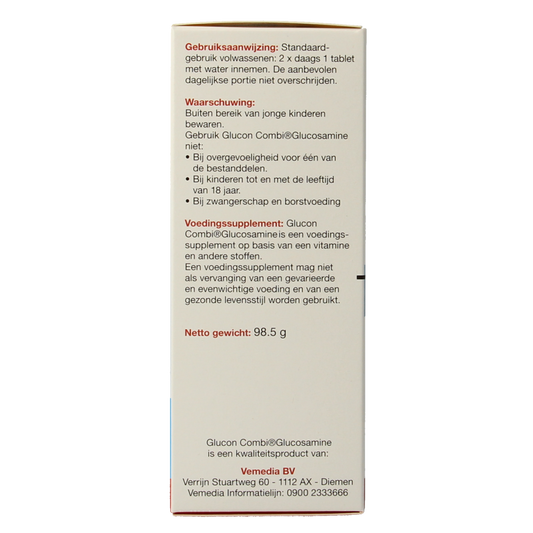 Glucon Combi Glucosamine & chondroitine vitamine C 60.00 Tabletten