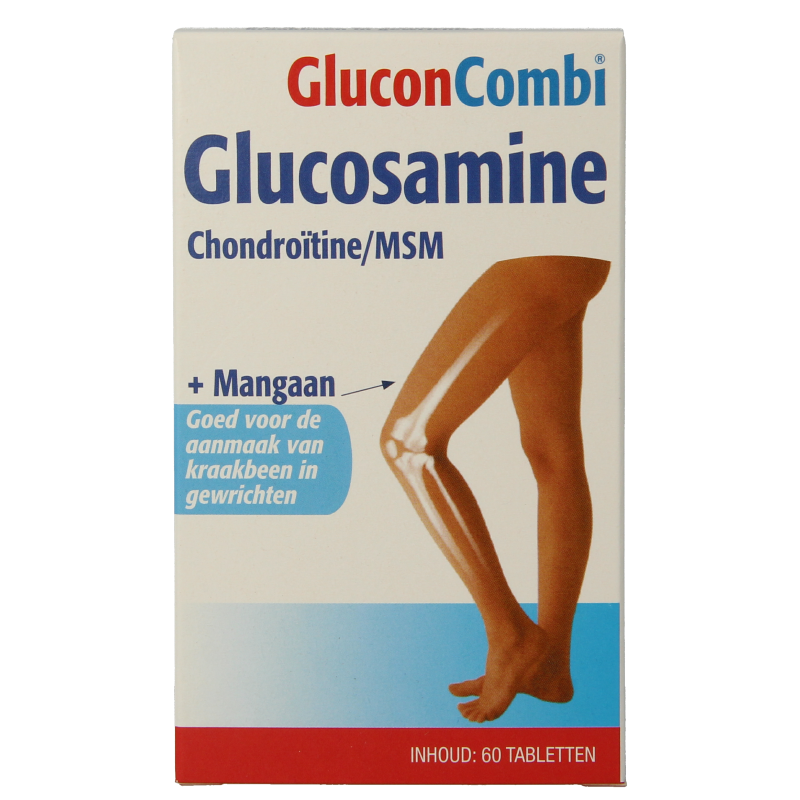 Glucon Combi Glucosamine & chondroitine MSM mangaan 60 Tabletten