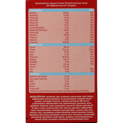 Dagravit Totaal 30 tijdelijk 50 dragees gratis 500.00 Dragees