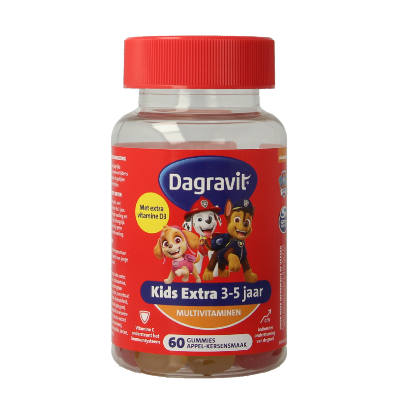 Dagravit Kids extra 3-5 jaar 60 Gummies