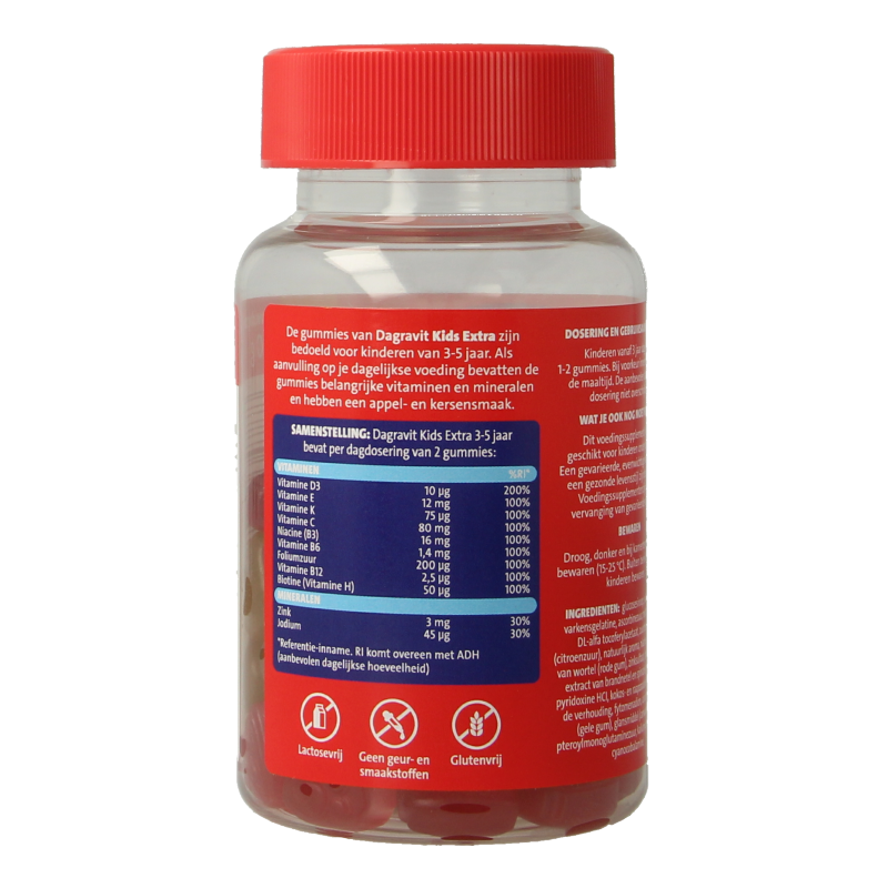 Dagravit Kids extra 3-5 jaar 60 Gummies