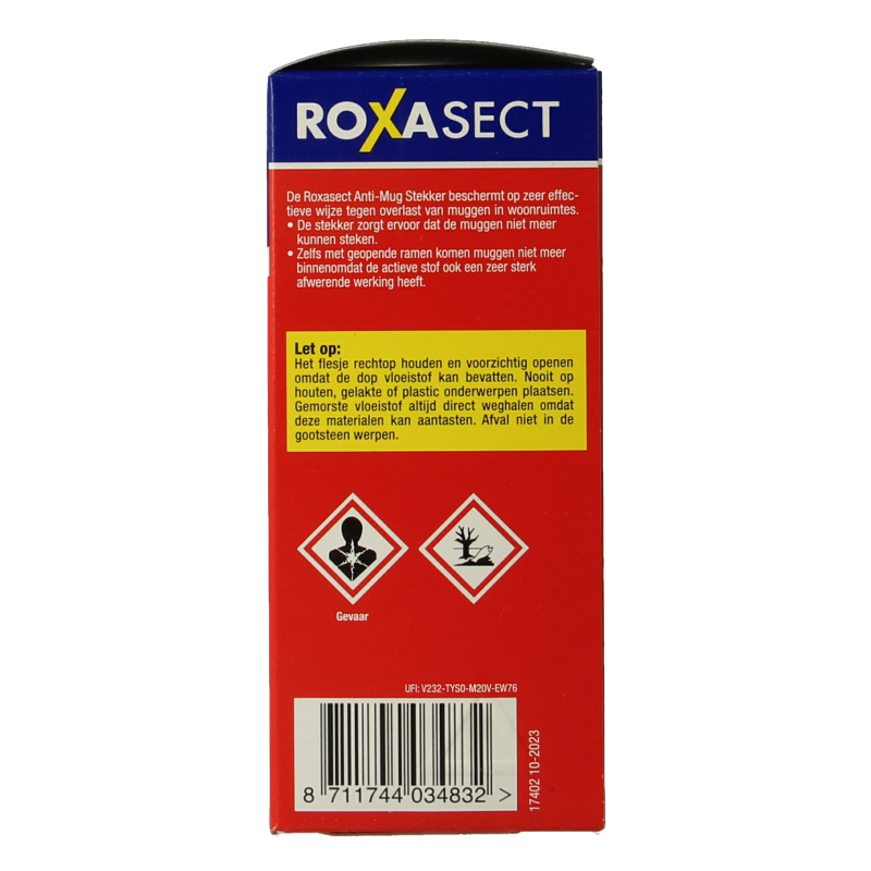 Roxasect Stekker tegen muggen op basis van prallethrin 1 Stuks