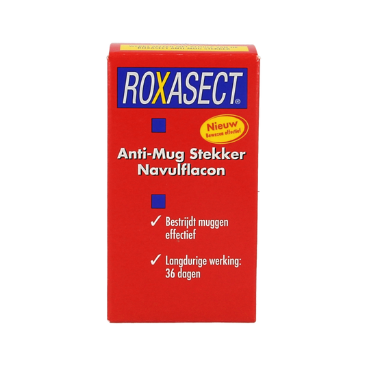 Roxasect Stekker tegen muggen navul 1 Stuks