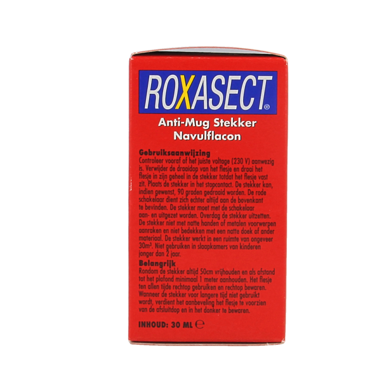 Roxasect Stekker tegen muggen navul 1 Stuks