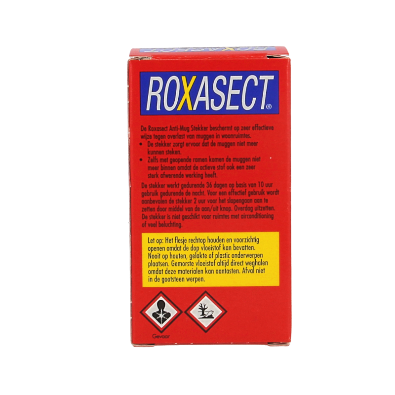 Roxasect Stekker tegen muggen navul 1 Stuks