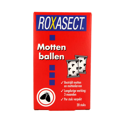 Roxasect Mottenballen 20.00 Stuks