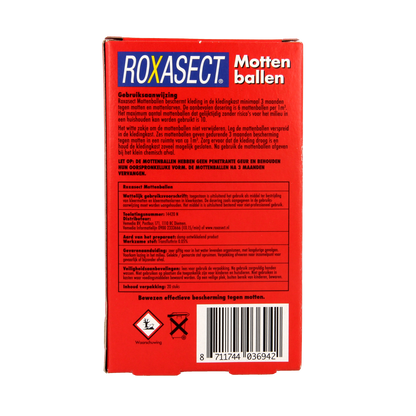 Roxasect Mottenballen 20.00 Stuks