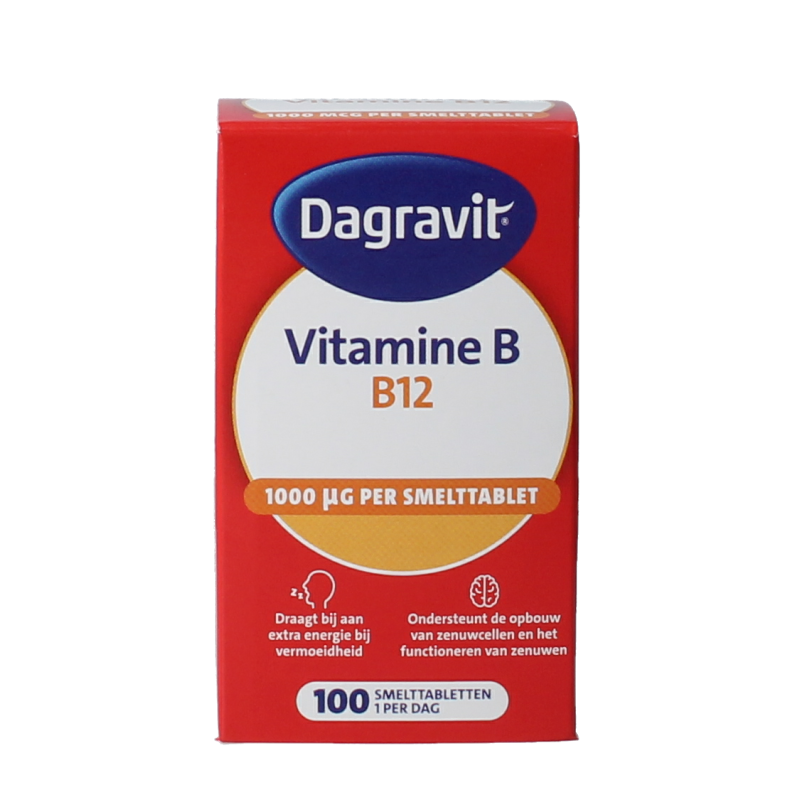 Dagravit Vitamine B12 1000mcg smelt 100 Tabletten