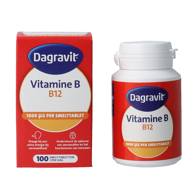 Dagravit Vitamine B12 1000mcg smelt 100 Tabletten