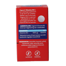 Dagravit Vitamine B12 1000mcg smelt 100.00 Tabletten