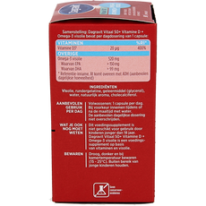 Dagravit Vitaal 50+ omega/vitamine D  90.00 Capsules